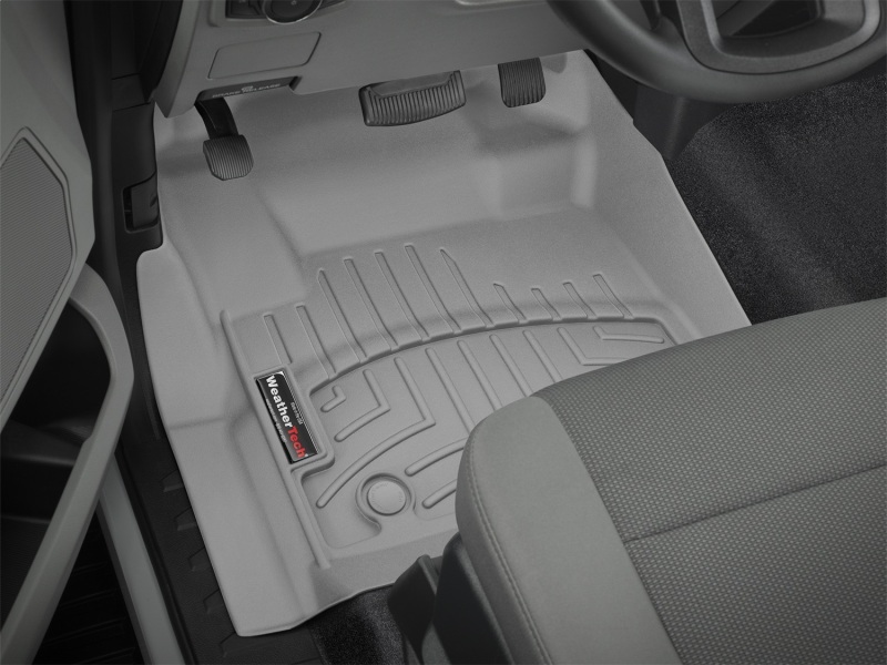 Ford F-250 FloorLiner - Front - WeatherTech - DigitalFit - Grey - `17-`27