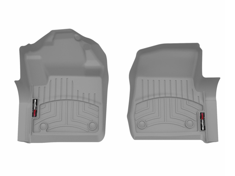 Ford F-350 FloorLiner - Front - WeatherTech - DigitalFit - Grey - `17-`27