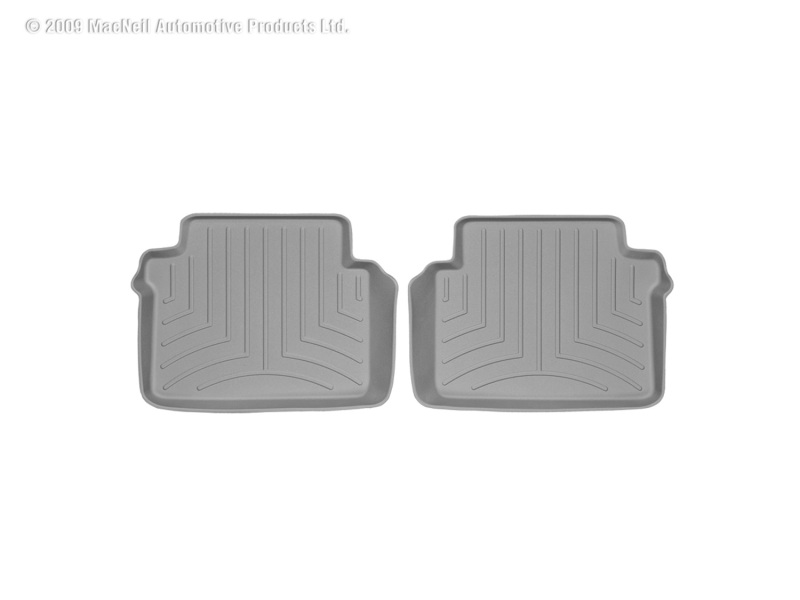 BMW 3 Series Floor Mats - Rear - WeatherTech - DigitalFit - Grey - `98-`00