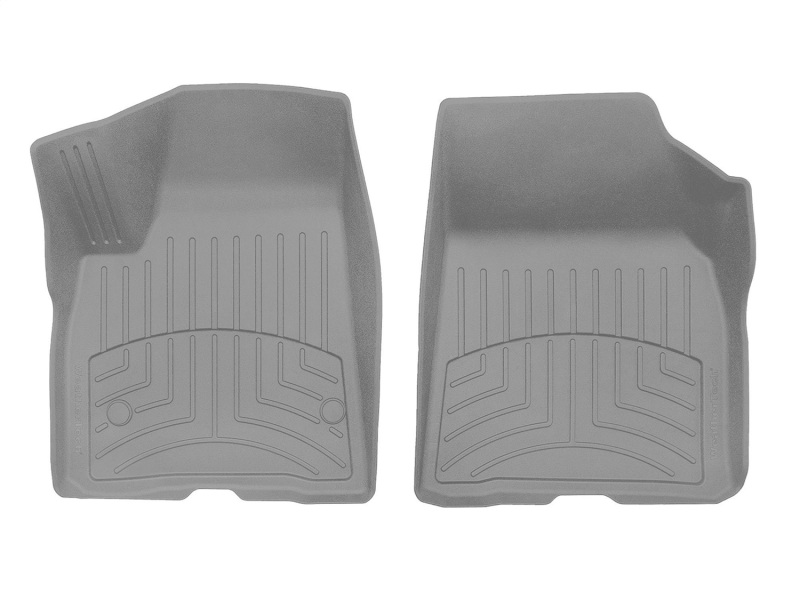 GMC Acadia Denali Floor Mat - Front - WeatherTech - FloorLiner HP - Grey - `17-`27