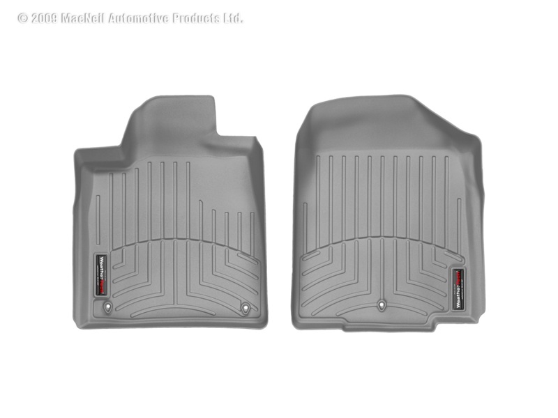 Acura MDX FloorLiner - Front - WeatherTech - DigitalFit - Grey - `07-`13