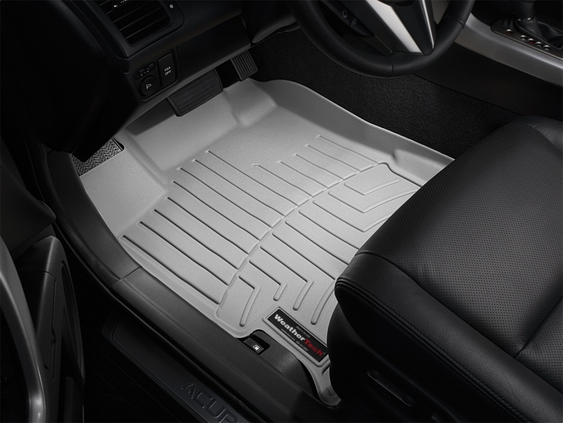Acura RDX FloorLiner - Front - WeatherTech - DigitalFit - Grey - `07-`12