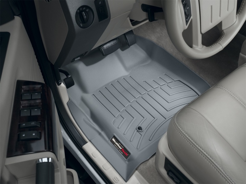 Ford F250 FloorLiner - Front - WeatherTech - DigitalFit - Grey - `08-`10