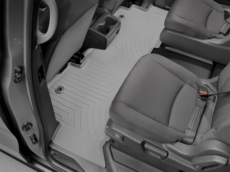 Honda Odyssey FloorLiner - Rear - WeatherTech - DigitalFit - Grey - `18-`27