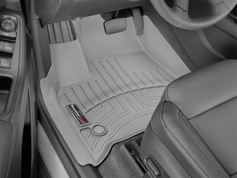 Chevrolet Traverse FloorLiner - Front - WeatherTech - DigitalFit - Grey - `18-`27