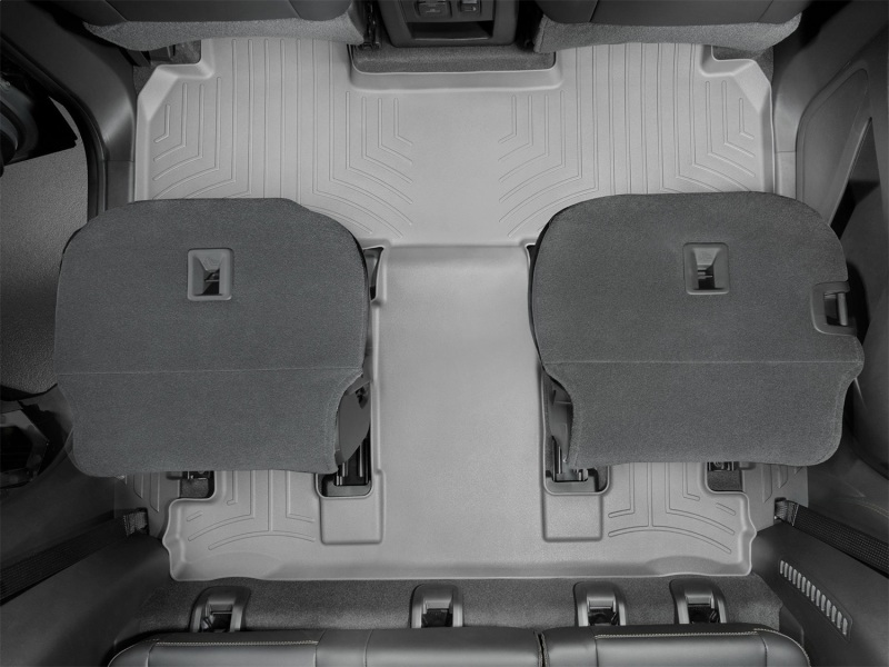 Chevrolet Traverse FloorLiner - Rear - WeatherTech - FloorLiner™ DigitalFit® - Grey - `18-`27