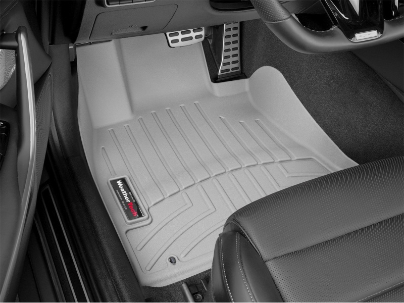 Kia Stinger FloorLiner - Front - WeatherTech - FloorLiner DigitalFit - Grey - `18-`27