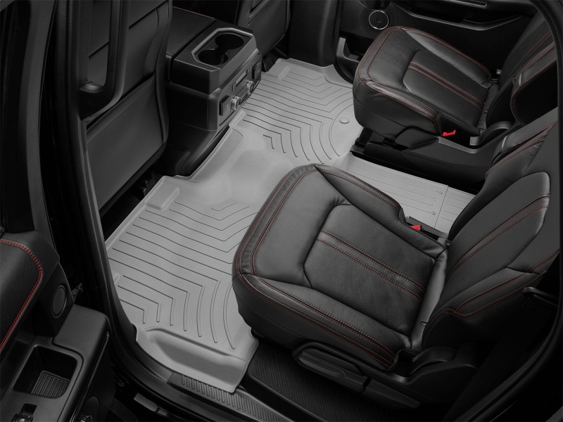 Ford Expedition MAX FloorLiner - Rear and Third Row - WeatherTech - DigitalFit - Grey - `18-`27