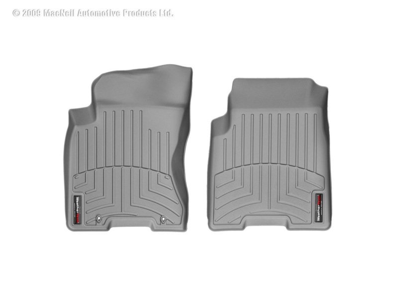 Nissan Rogue FloorLiner - Front - WeatherTech - DigitalFit - Grey - `08-`13