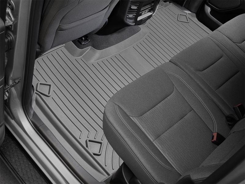 Ram 1500 Floor Mat - Rear - WeatherTech - FloorLiner HP - Grey - `19-`27