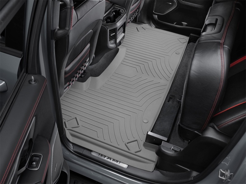 Dodge Ram 1500 Floor Mat - Rear - WeatherTech - FloorLiner HP - Grey - `19-`27