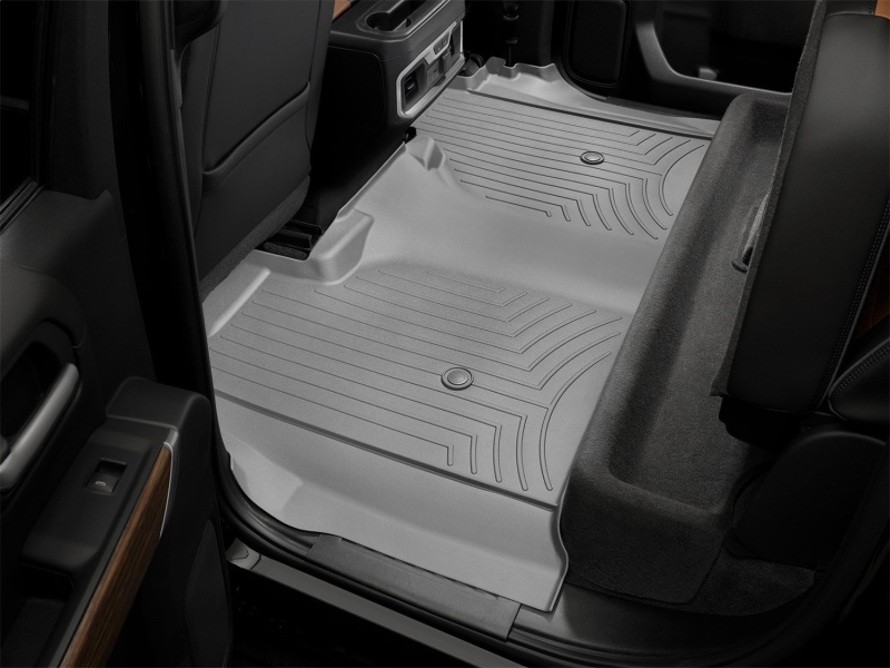 Chevrolet Silverado 1500 FloorLiner - Rear - WeatherTech - FloorLiner DigitalFit - Grey - `19-`27
