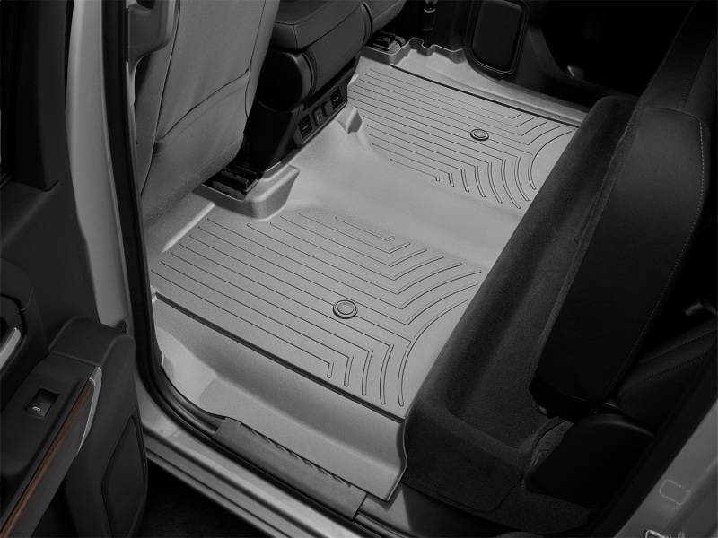 Chevrolet Silverado 1500 FloorLiner - Rear - WeatherTech - DigitalFit - Grey - `19-`27
