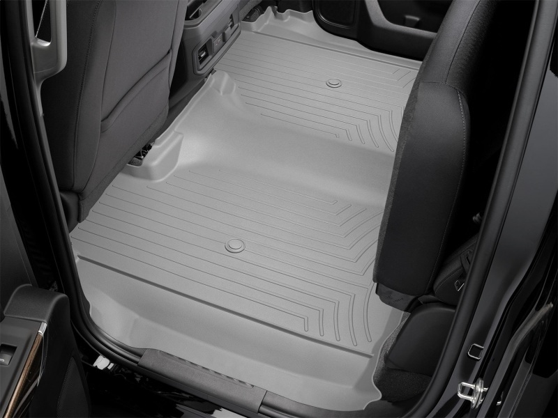 Chevrolet Silverado 1500 FloorLiner - Rear - WeatherTech - DigitalFit - Grey - `19-`27