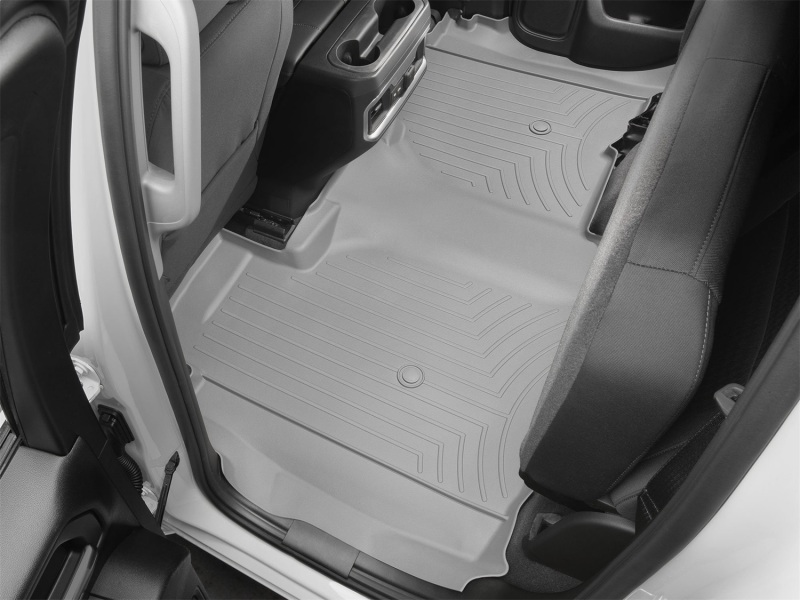 Chevrolet Silverado 1500 FloorLiner - Rear - WeatherTech - DigitalFit - Grey - `19-`27