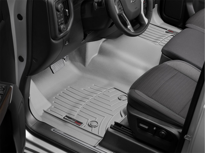 Chevrolet Silverado 1500 FloorLiner - Front - WeatherTech - DigitalFit - Grey - `19-`27