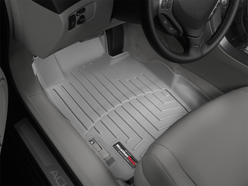 Acura TL FloorLiner - Front - WeatherTech - DigitalFit - Grey - `04-`08