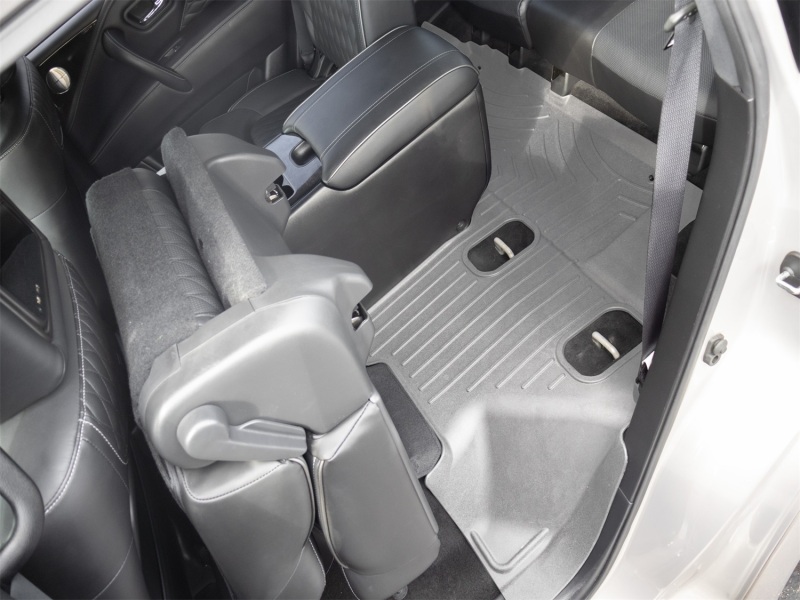 Infiniti QX80 Floor Mat Set - Rear - WeatherTech - FloorLiner HP - Grey - `19-`24