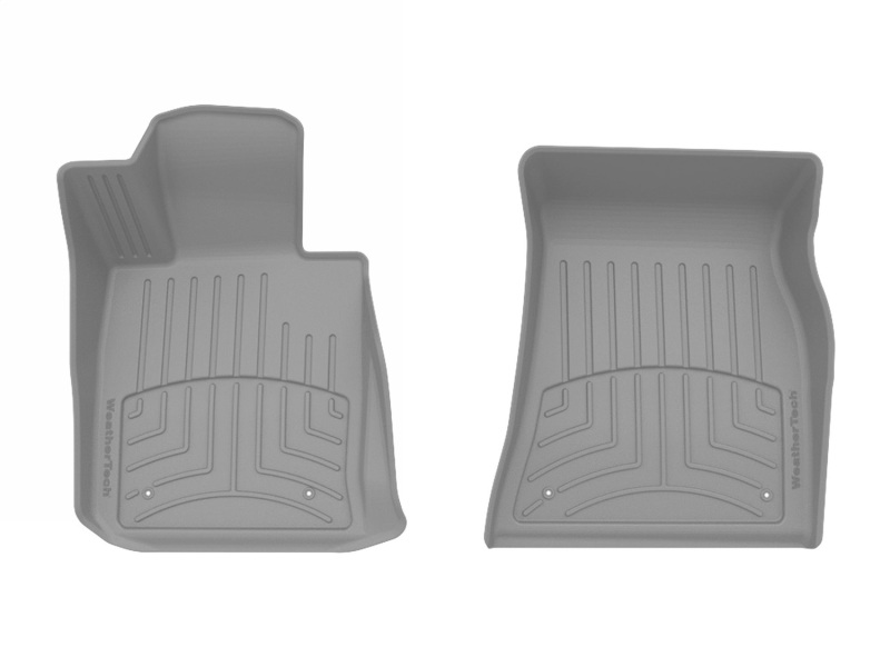 BMW M3 Floor Mat Set - Front - WeatherTech - FloorLiner HP - Grey - `21-`24