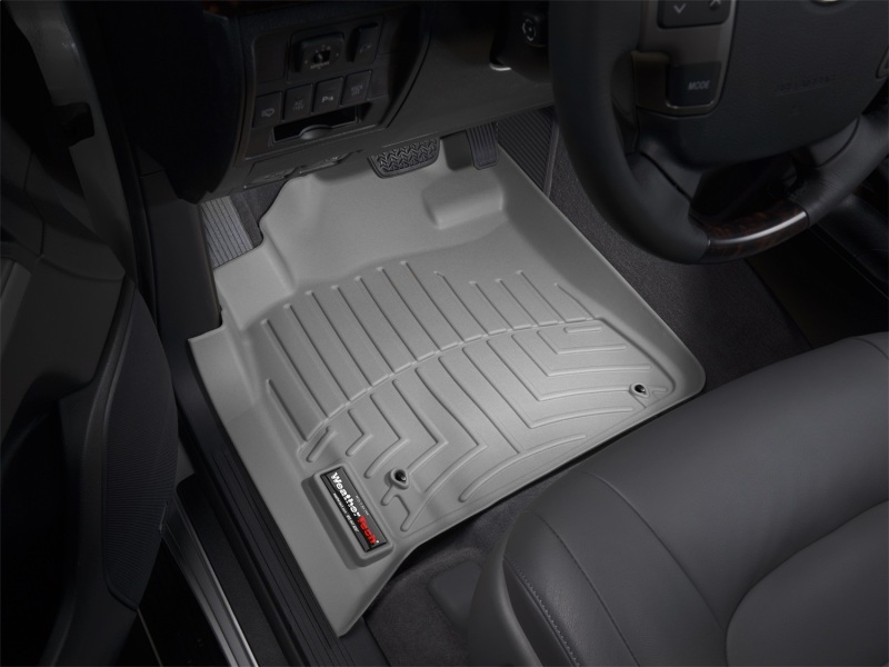 Lexus LX570 FloorLiner - Front - WeatherTech - DigitalFit - Grey - `08-`13