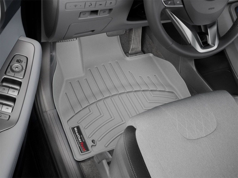 Hyundai Palisade Floor Mat Set - Front - WeatherTech - DigitalFit - Grey - `20-`27