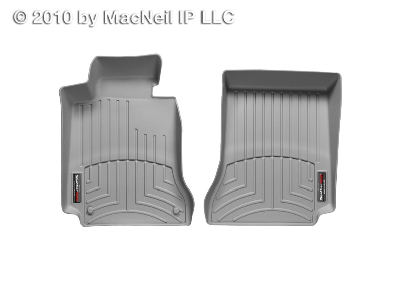 Mercedes-Benz C-Class FloorLiner - Front - WeatherTech - DigitalFit - Grey - `08-`13