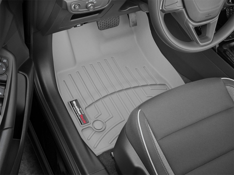 Chevrolet TrailBlazer FloorLiner - Front - WeatherTech - DigitalFit - Grey - `20-`24