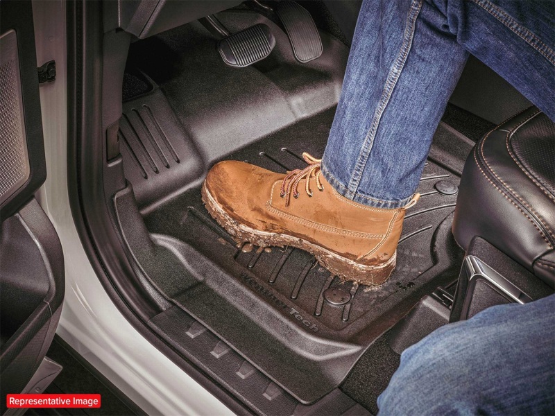 Toyota Sienna Floor Mat Set - Rear - WeatherTech - FloorLiner HP - Grey - `21-`26