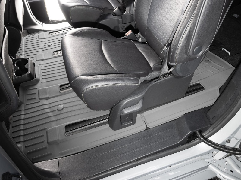Toyota Sienna Floor Mat Set - Rear - WeatherTech - FloorLiner HP - Grey - `21-`26