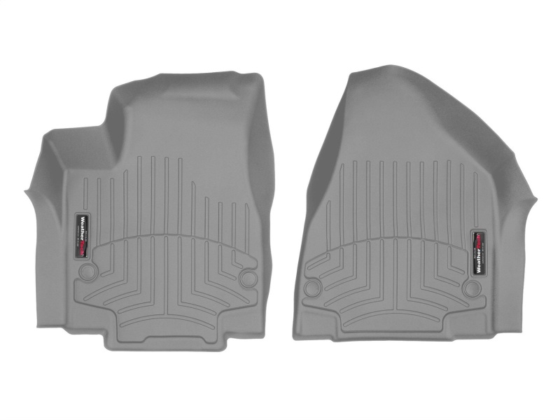 Chrysler Pacifica FloorLiner - Front - WeatherTech - DigitalFit - Grey - `21-`27