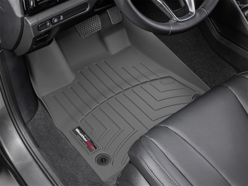 Acura MDX FloorLiner - Front - WeatherTech - DigitalFit - Grey - `22-`27