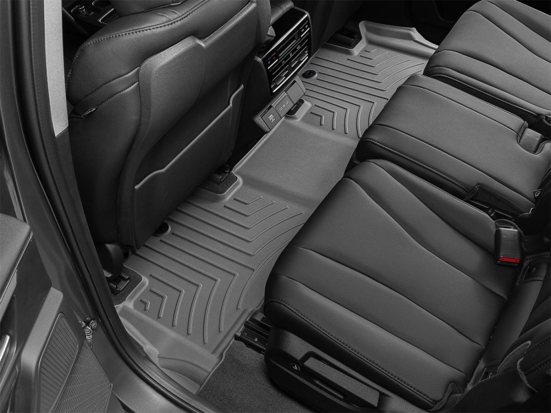 Acura MDX Floor Mat Set - Rear - WeatherTech - FloorLiner HP - Grey - `22-`25