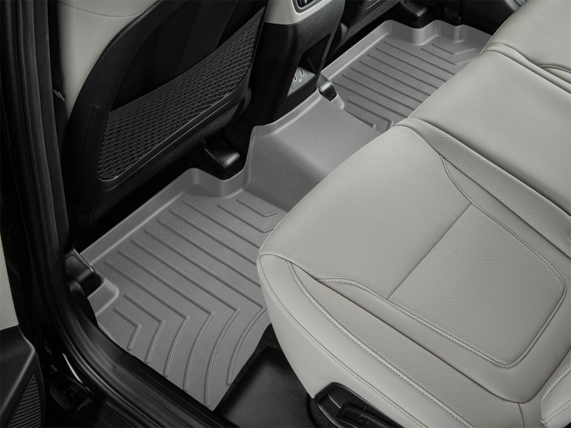 Hyundai Tucson FloorLiner - Rear - WeatherTech - FloorLiner DigitalFit - Grey - `22-`27