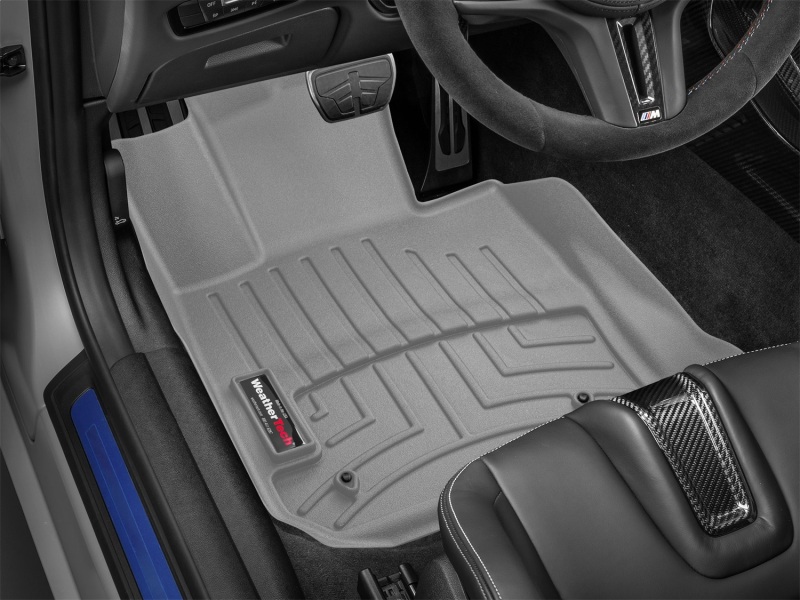 BMW 4 Series Floor Liners - Front - WeatherTech - FloorLiner DigitalFit - Grey - `21-`27