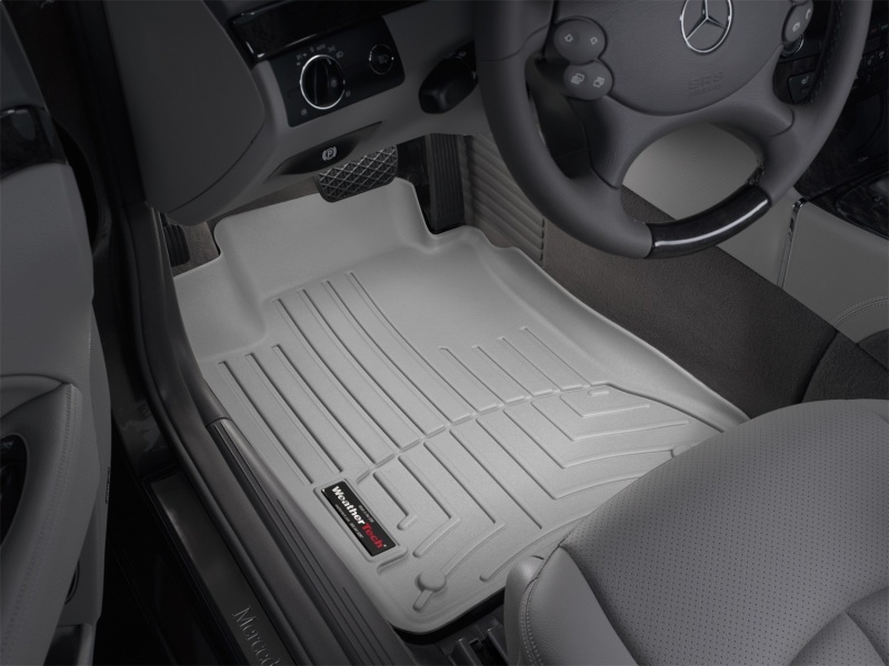 Mercedes-Benz E320 FloorLiner - Front - WeatherTech - DigitalFit - Grey - `03-`09