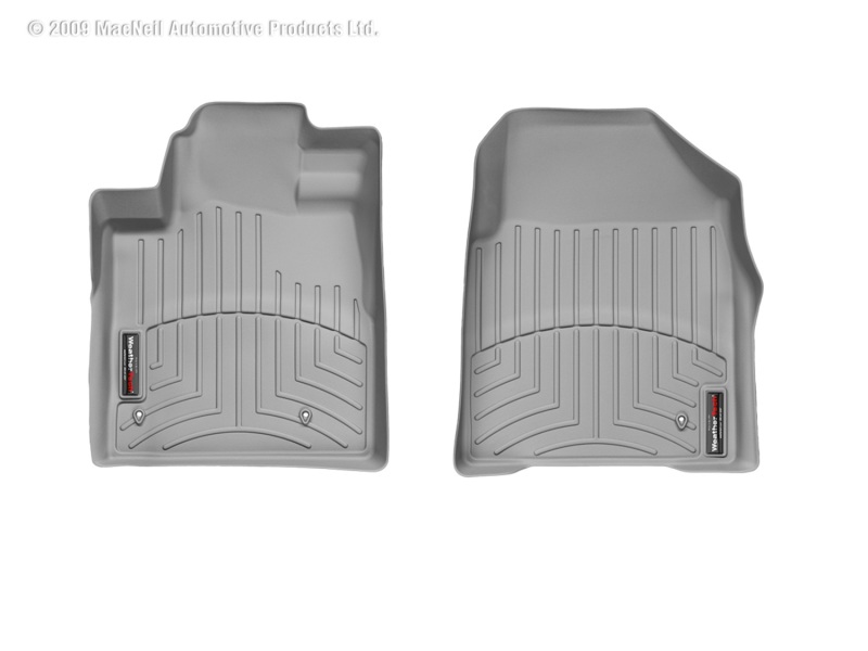 Honda Pilot Floor Mat - Front - WeatherTech - DigitalFit - Grey - `09-`13