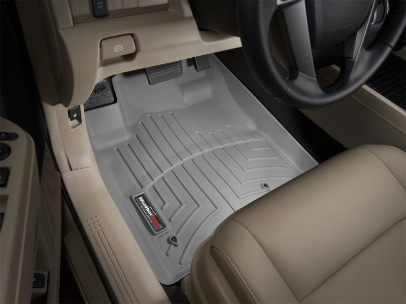 Honda Pilot Floor Mat - Front - WeatherTech - DigitalFit - Grey - `09-`13