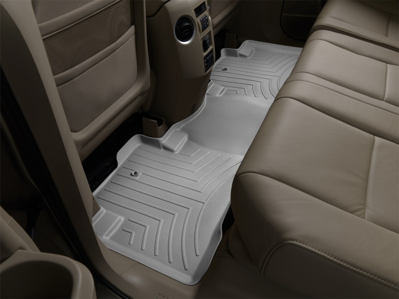 Honda Pilot FloorLiner - Rear - WeatherTech - DigitalFit - Grey - `09-`13