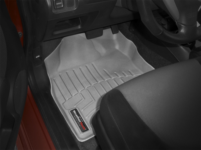 Honda Fit Floor Mat - Front - WeatherTech - DigitalFit - Grey - `07-`08