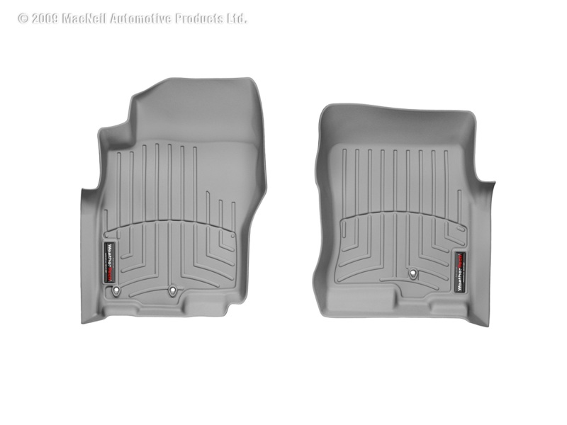 Nissan Pathfinder FloorLiner - Front - WeatherTech - DigitalFit - Grey - `08-`12