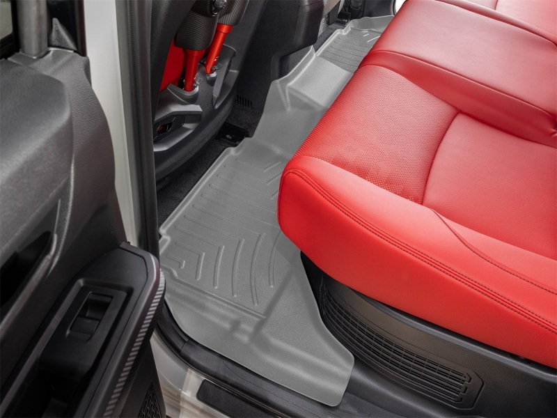 Toyota Tacoma Hybrid Double Cab FloorLiner - Rear - WeatherTech - DigitalFit - Grey - `24-`26