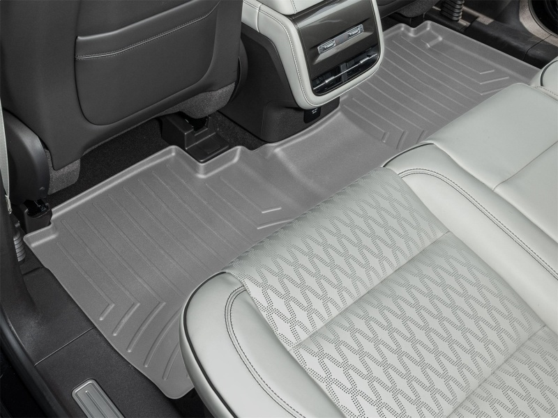 Lincoln Nautilus Floor Mats - Rear - WeatherTech - FloorLiner DigitalFit - Grey - `24-`26