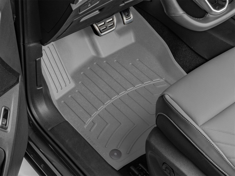 Volkswagen Tiguan Floor Mat Set - Front - WeatherTech - FloorLiner HP - Grey - `25-`26
