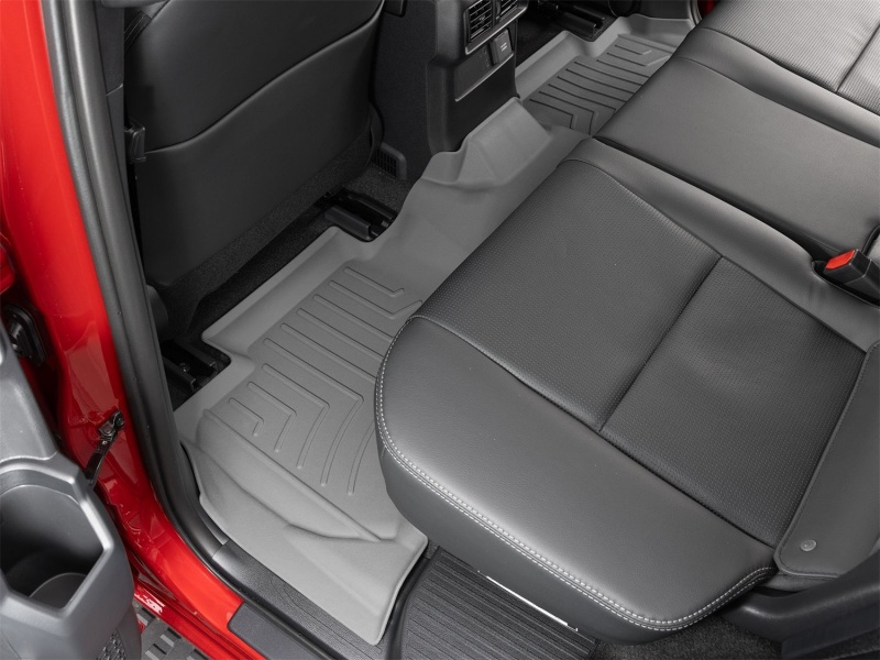 Toyota 4Runner Floor Mat Set - Rear - WeatherTech - FloorLiner HP - Grey - `25-`26