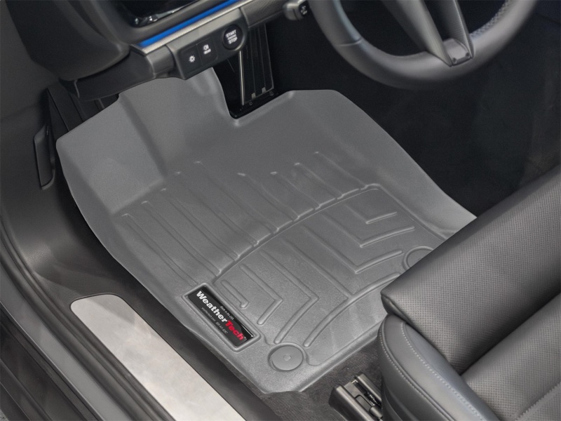 Porsche Panamera FloorLiner - Front - WeatherTech - DigitalFit - Grey - `24-`26