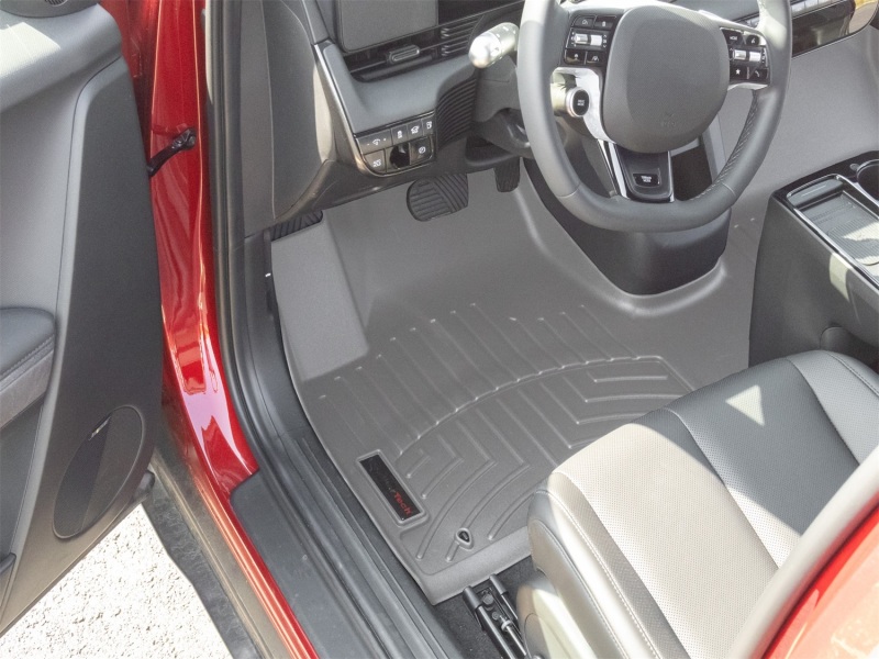 Hyundai Ioniq 5 FloorLiner - Front - WeatherTech - DigitalFit - Grey - `25-`26