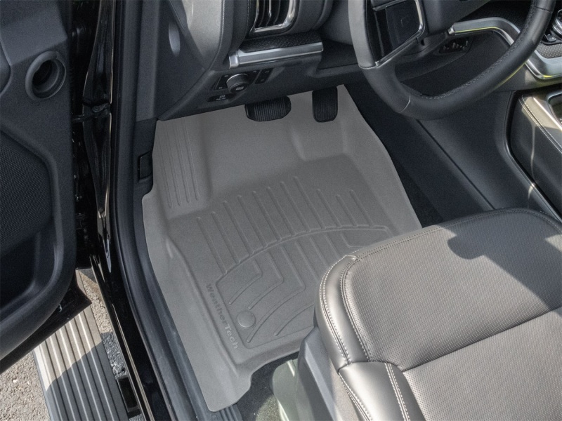 Ford Expedition Floor Mat Set - Front - WeatherTech - FloorLiner HP - Grey - `25-`26