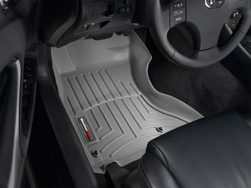 Lexus IS FloorLiner - Front - WeatherTech - DigitalFit - Grey - `06-`13