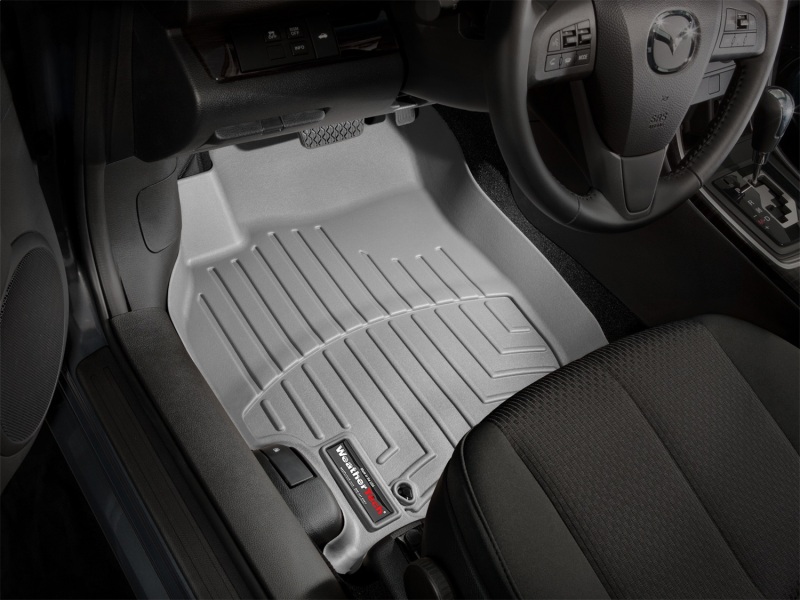 Mazda speed6 FloorLiner - Front - WeatherTech - DigitalFit - Grey - `10-`13