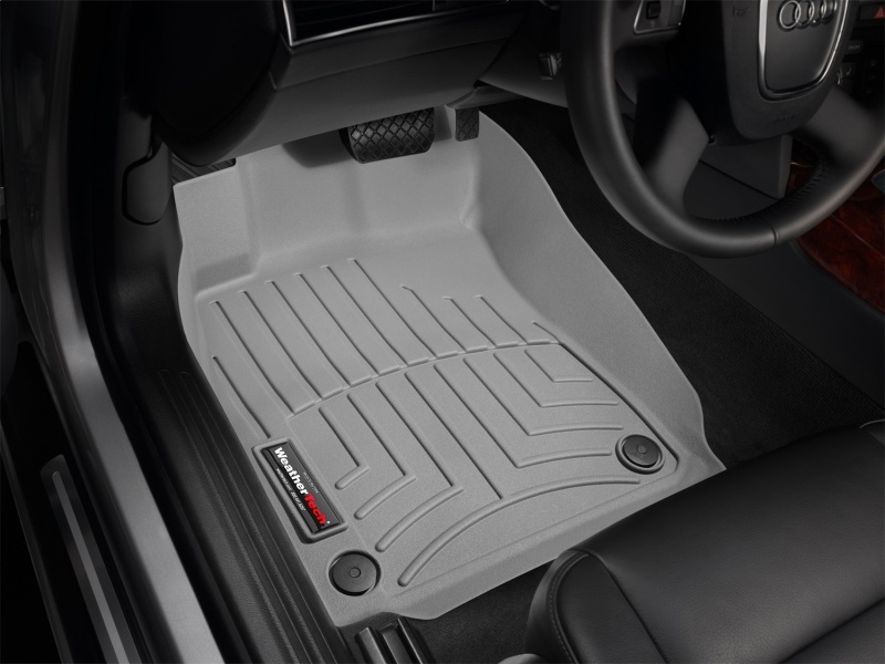 Audi A6 FloorLiner - Front - WeatherTech - DigitalFit - Grey - `05-`11